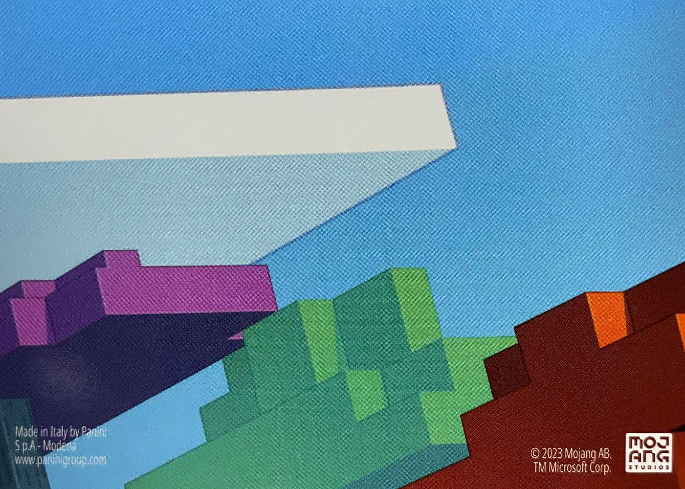 Or another wonderful use of coloured wool is to make a painting for a wall (Pixel) card back