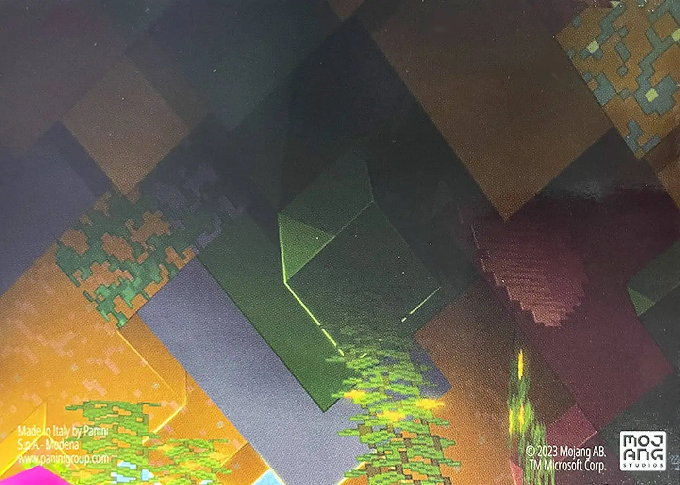 Armour is essential for travelling in Minecraft (Pixel) card back