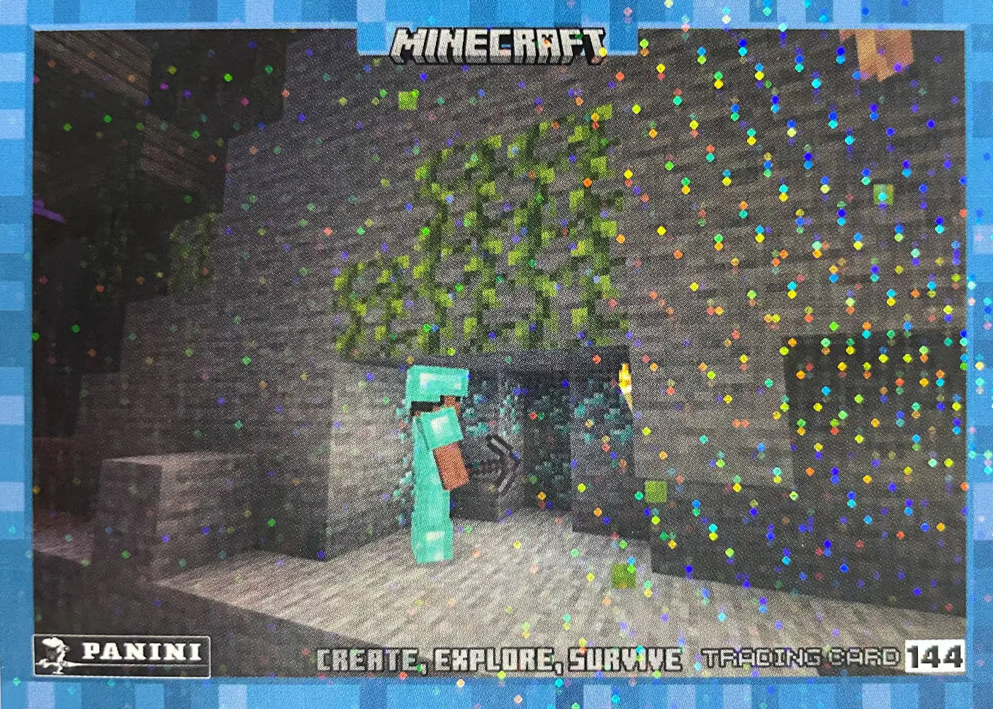 There's so much to explore and discover in the cave that Steve soon loses track of time card front