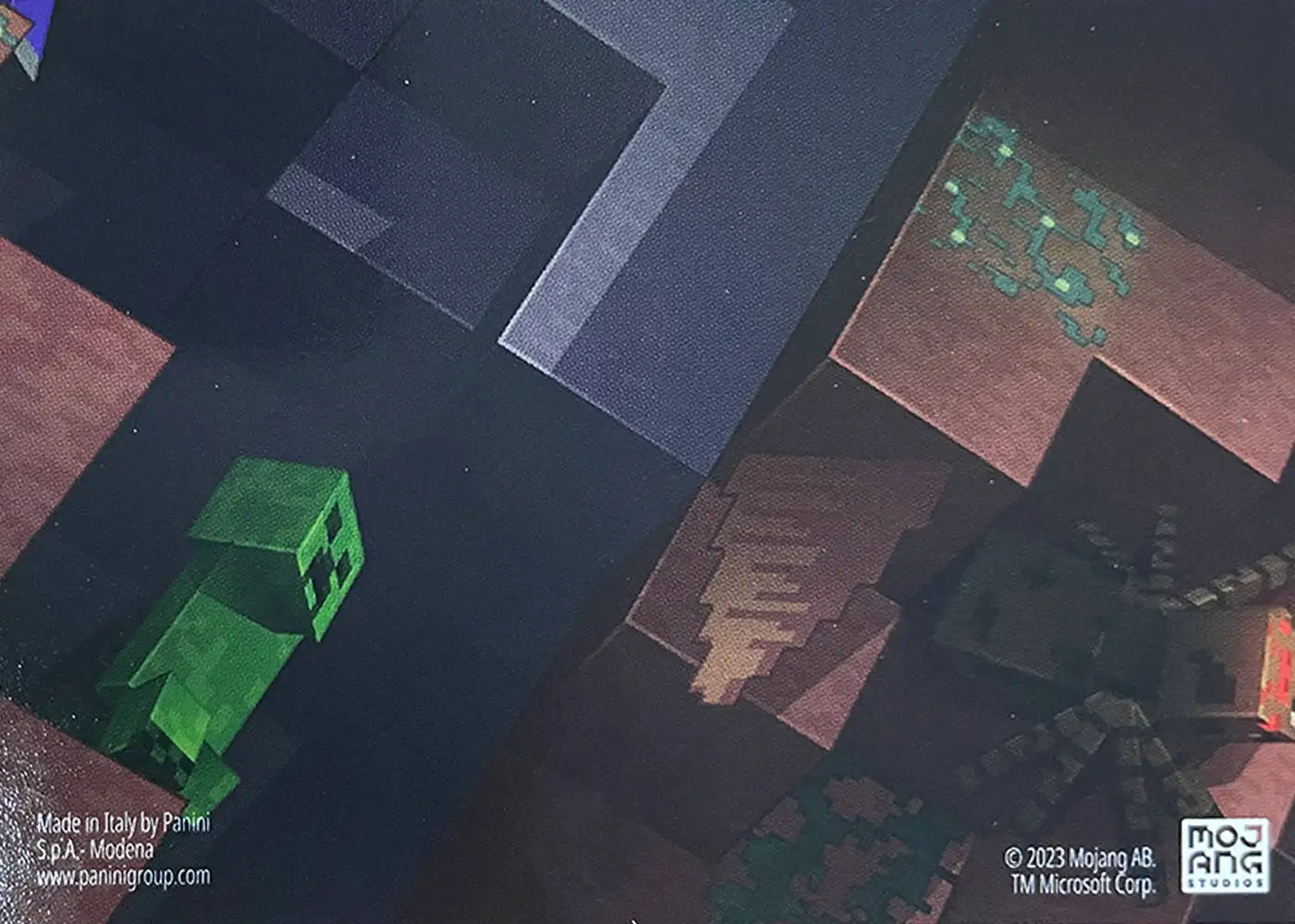 Steve finds himself at the entrance of a wonderful cave (Pixel) card back