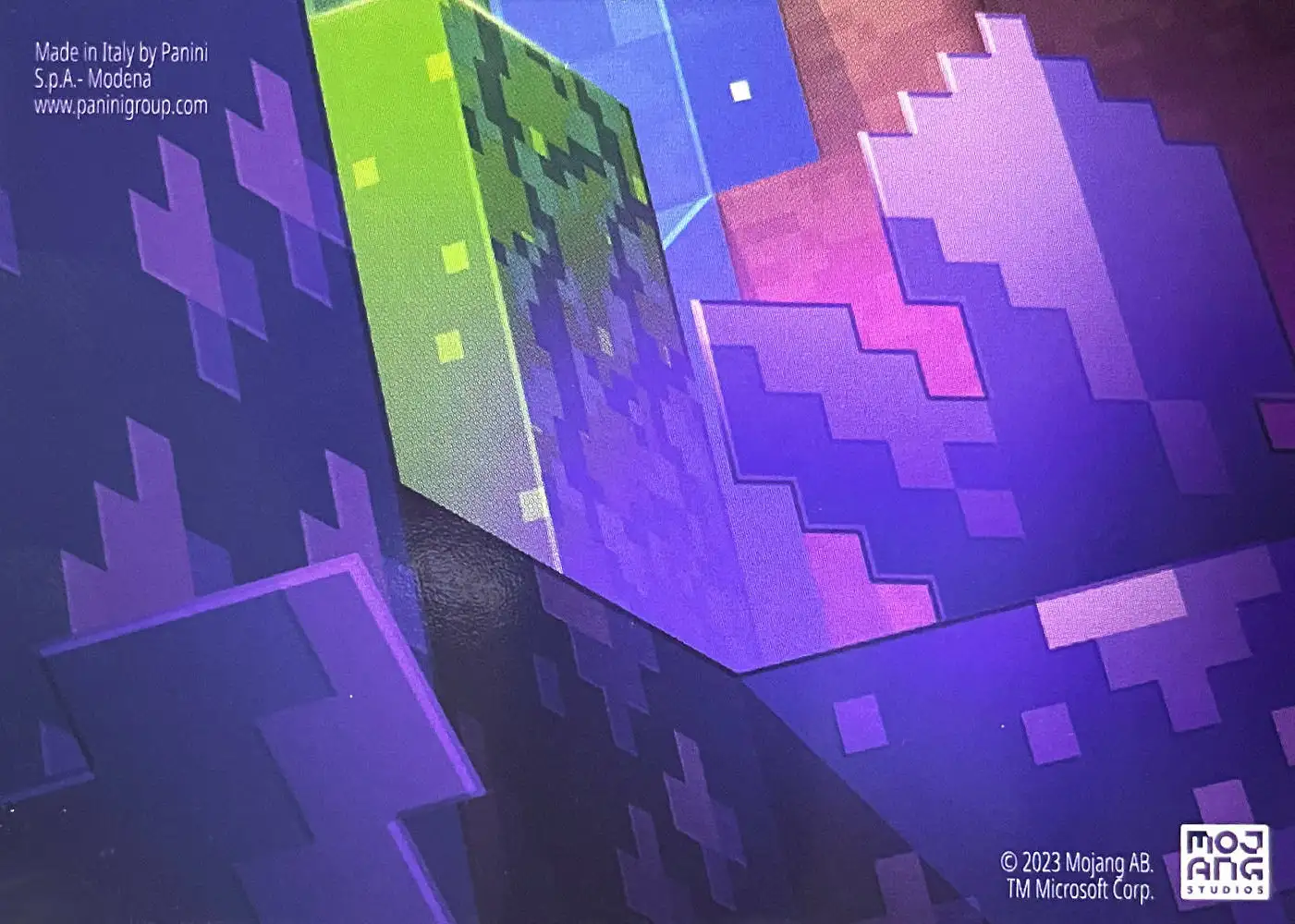 Steve runs for his life! (Pixel) card back