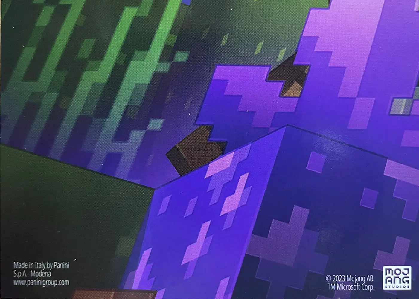 Steve made it out in one piece, again... (Pixel) card back