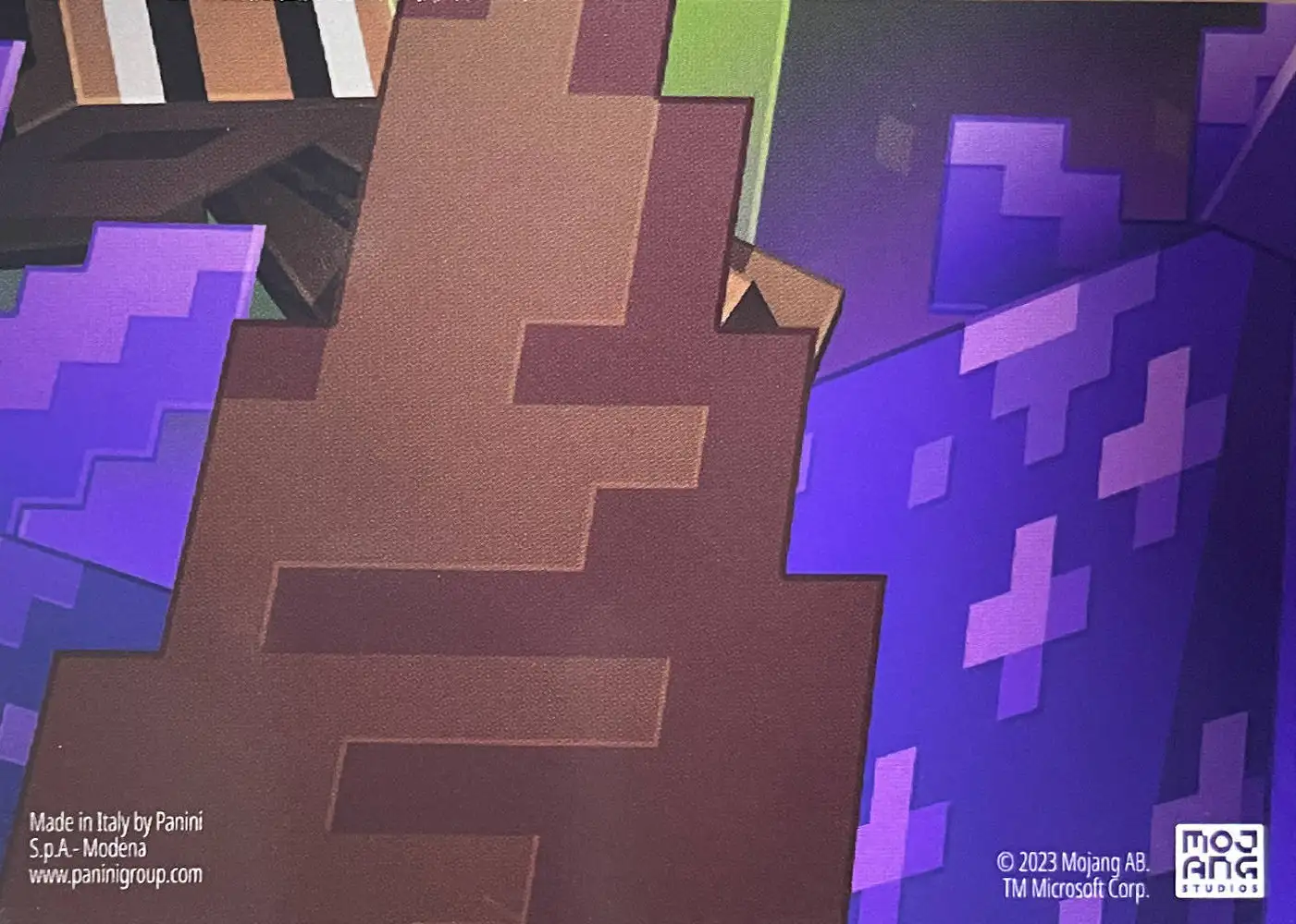 Steve emerges into the night. It looks like he made it! (Pixel) card back