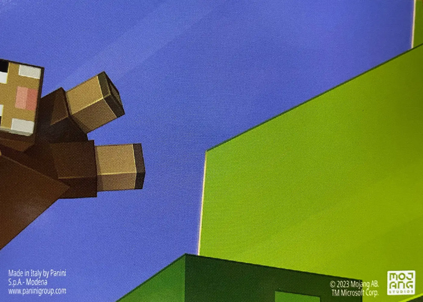 A creeper pops out, Sunny slips and falls down... (Regular) card back