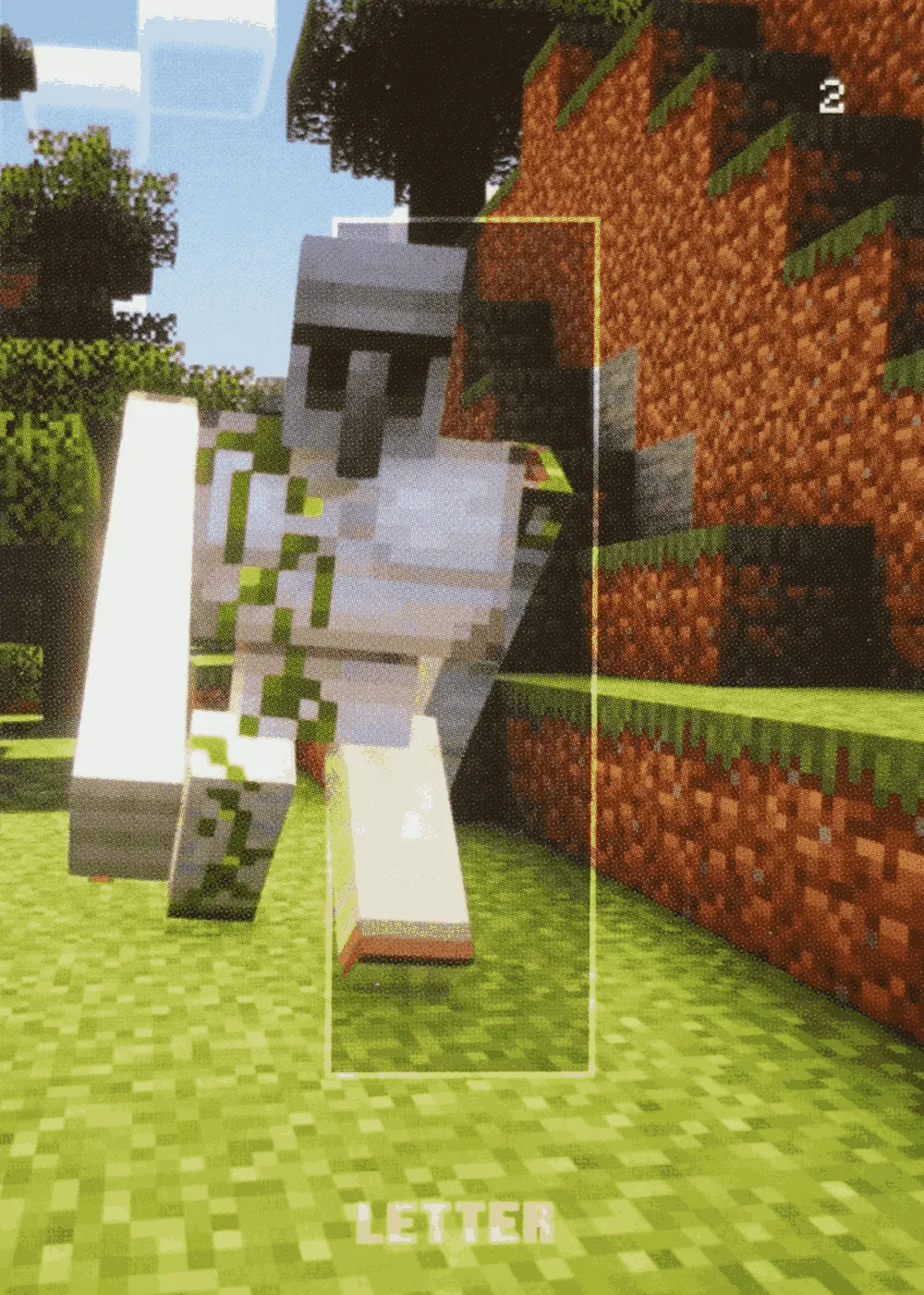 I Iron Golem, Iron Items, Igloo, Ice card front