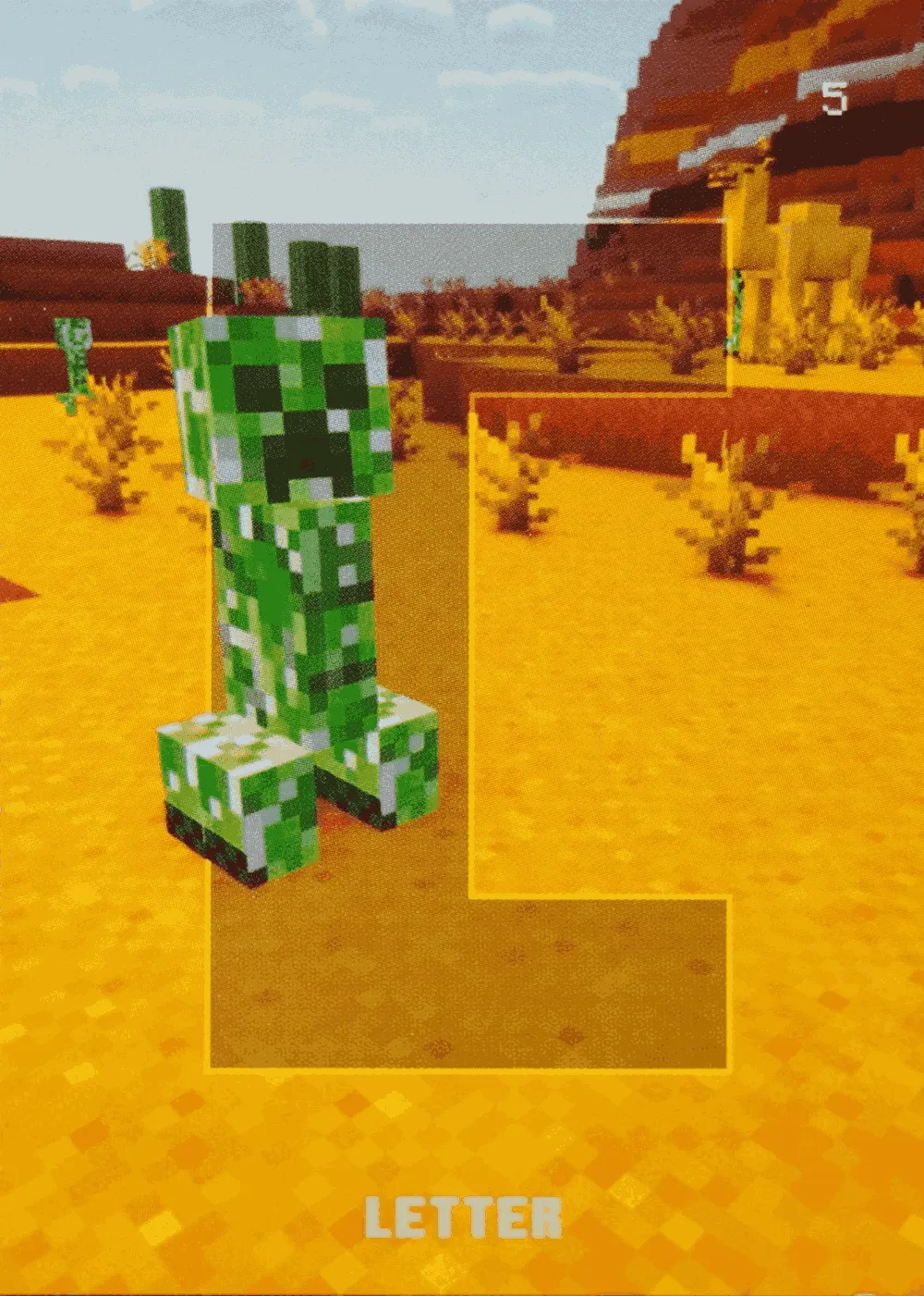 C Creeper, Chicken, Chest, Camel, Cartographer card front