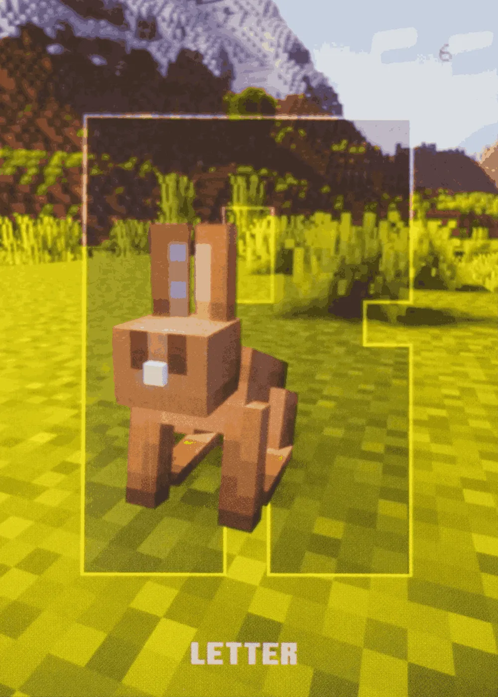 R Ravager, Rail, Redstone, Ruined Portal, Rabbit card front