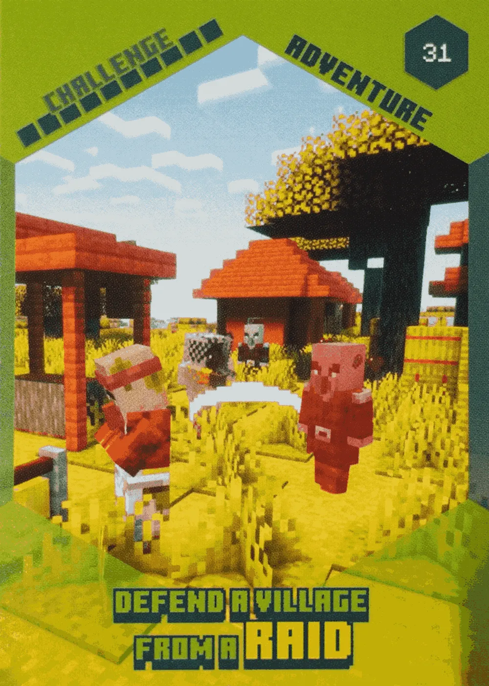 Defend a Village from a Raid card front