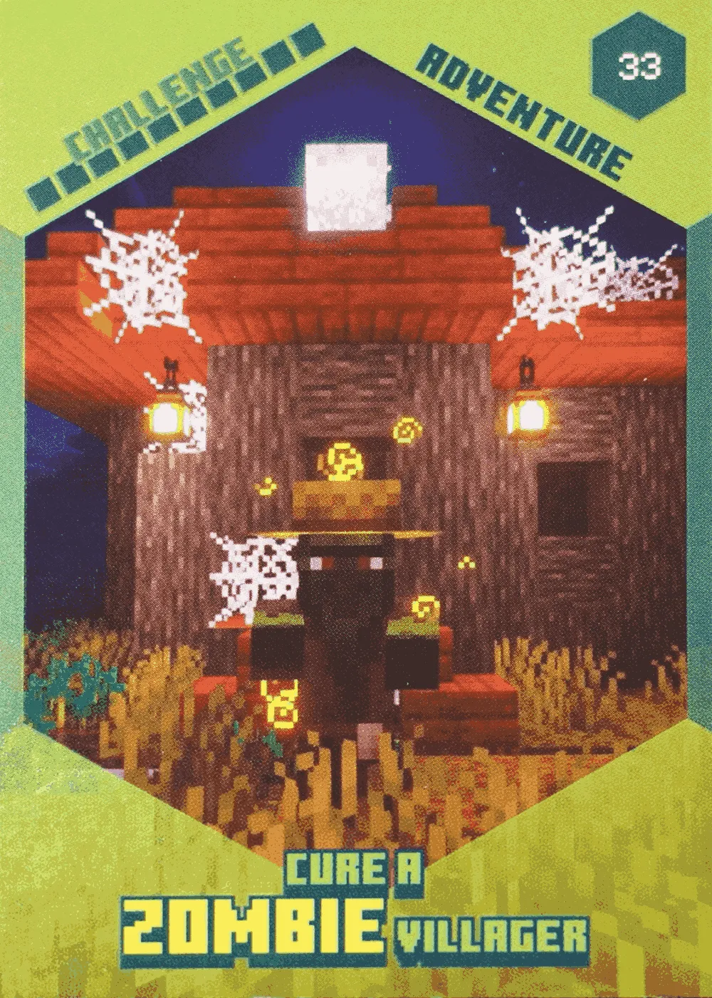 Cure a Zombie Villager card front