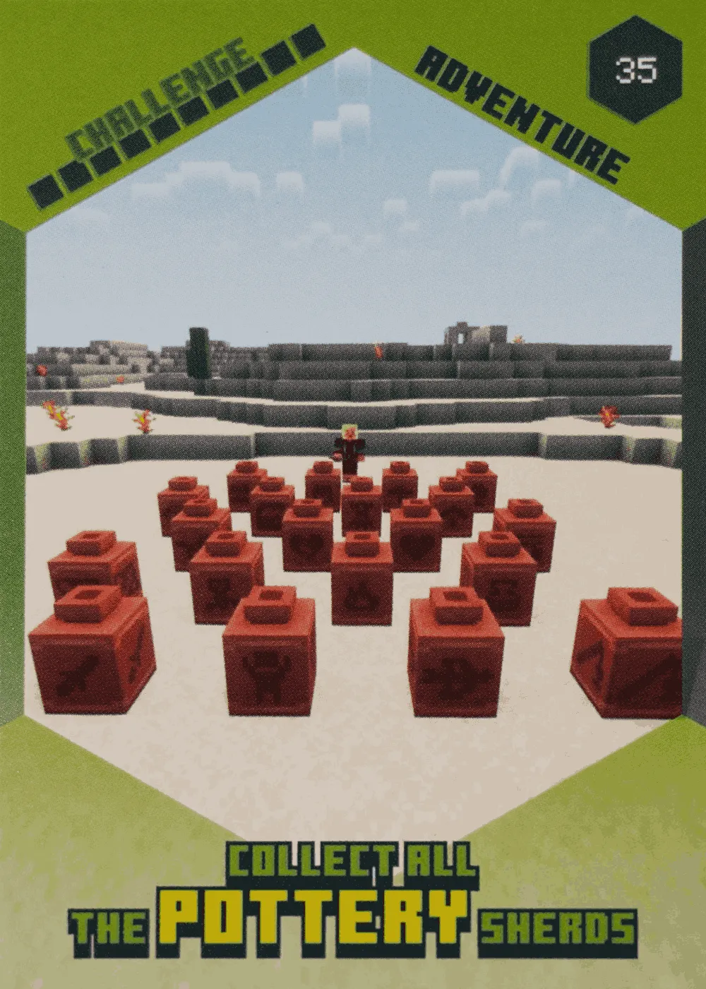 Collect All the Pottery Sherds card front
