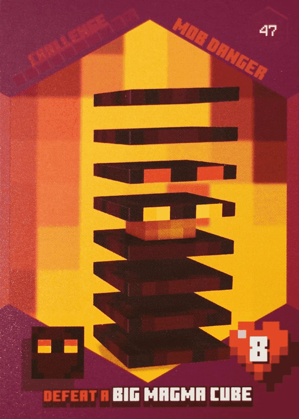 Defeat a Big Magma Cube card front