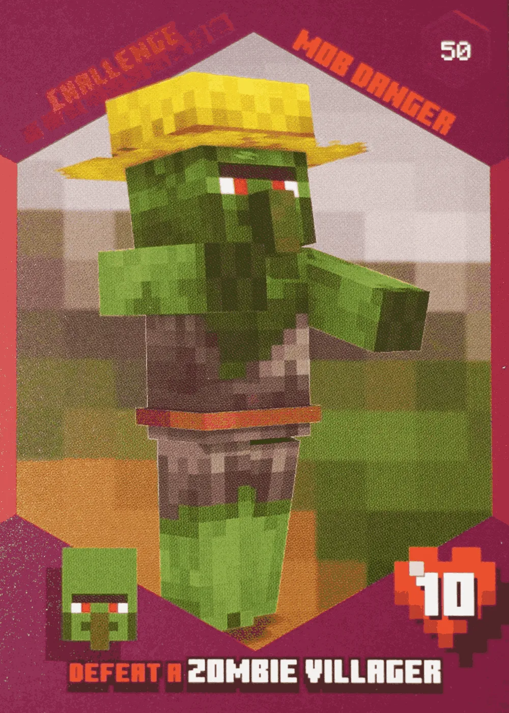 Defeat a Zombie Villager card front