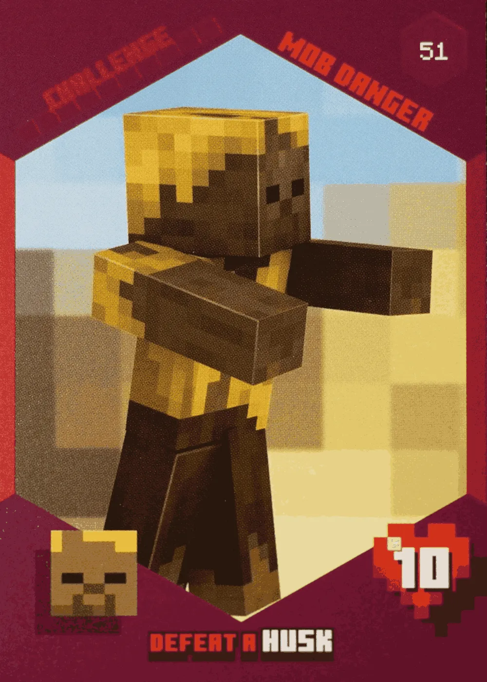 Defeat a Husk card front