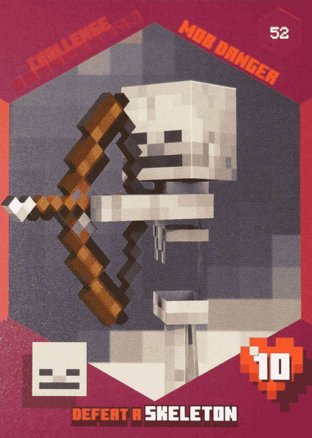 Defeat a Skeleton card front
