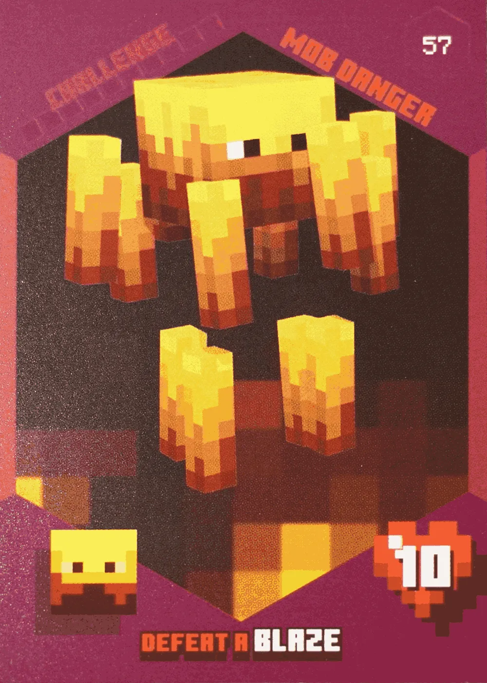 Defeat a Blaze card front