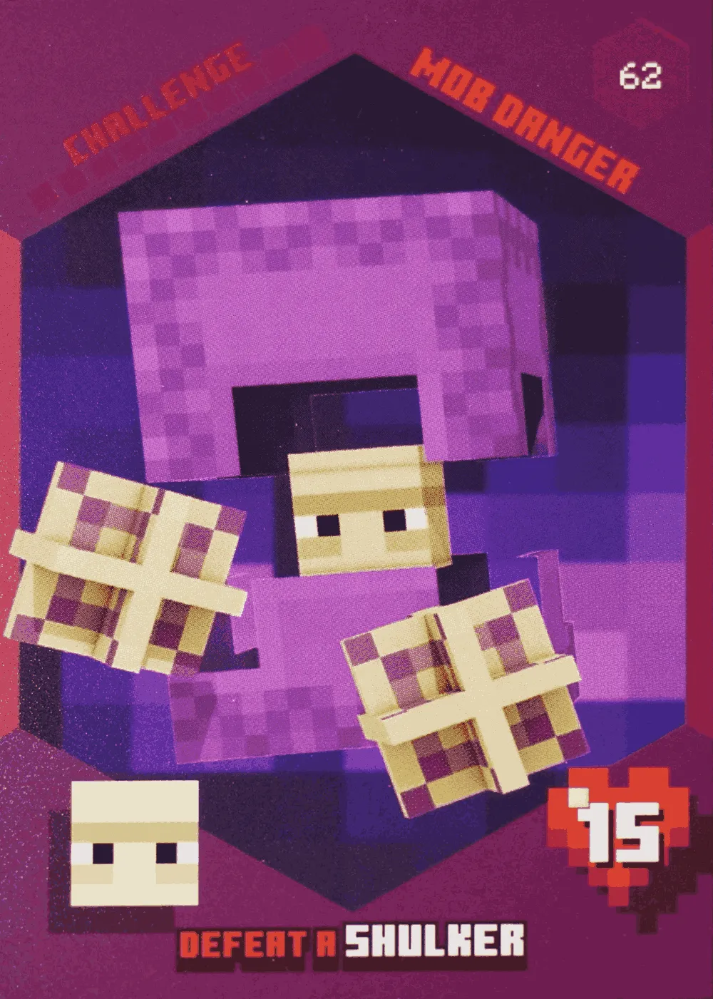 Defeat a Shulker card front