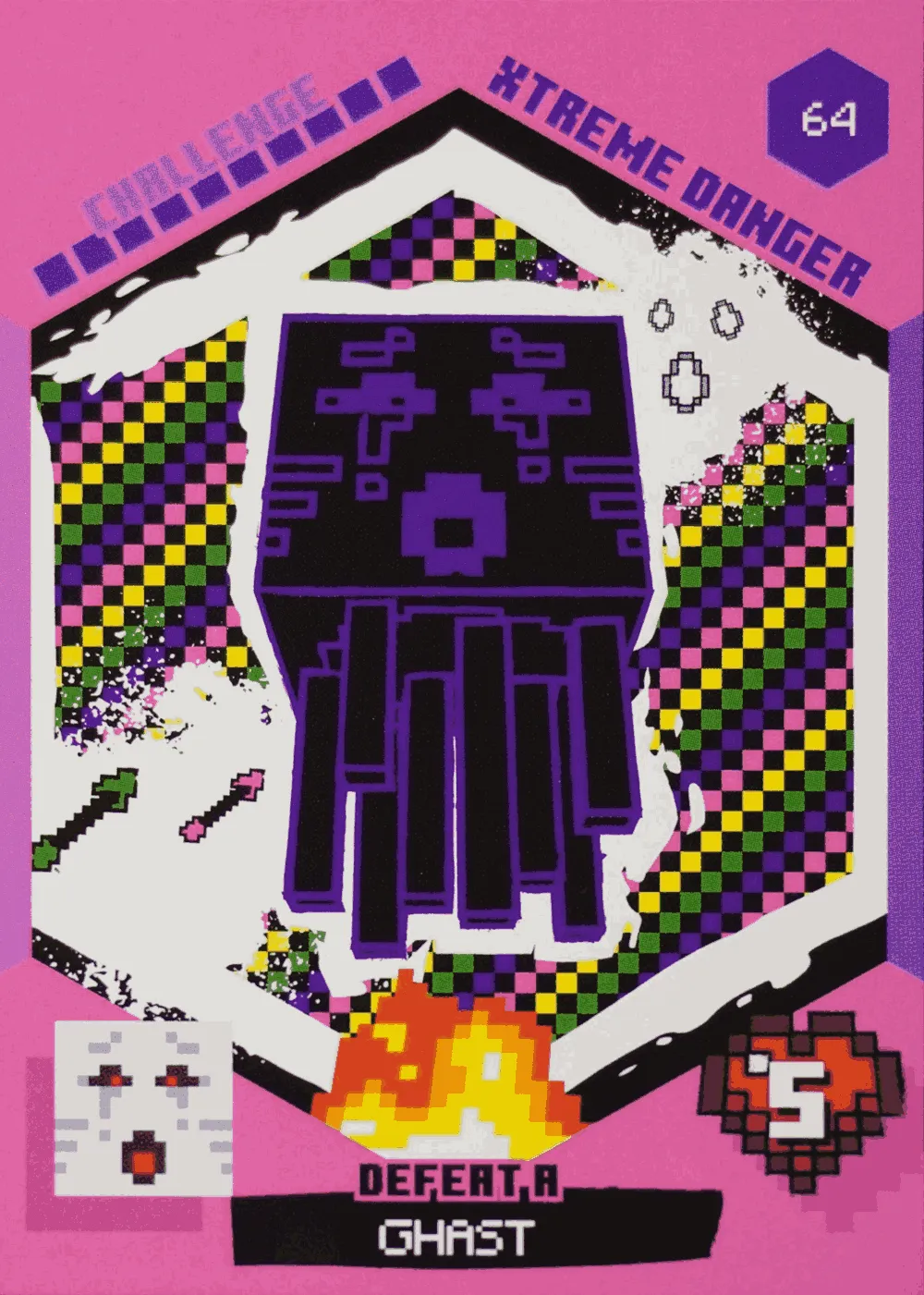 Defeat a Ghast card front