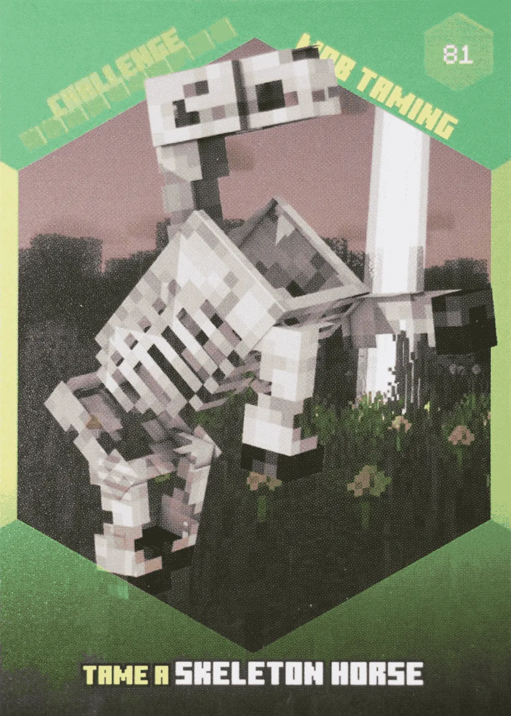 Tame a Skeleton Horse card front