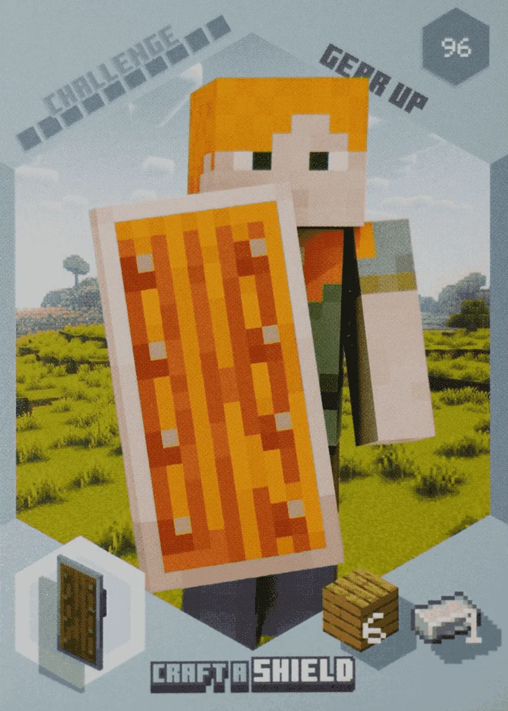Craft a Shield card front