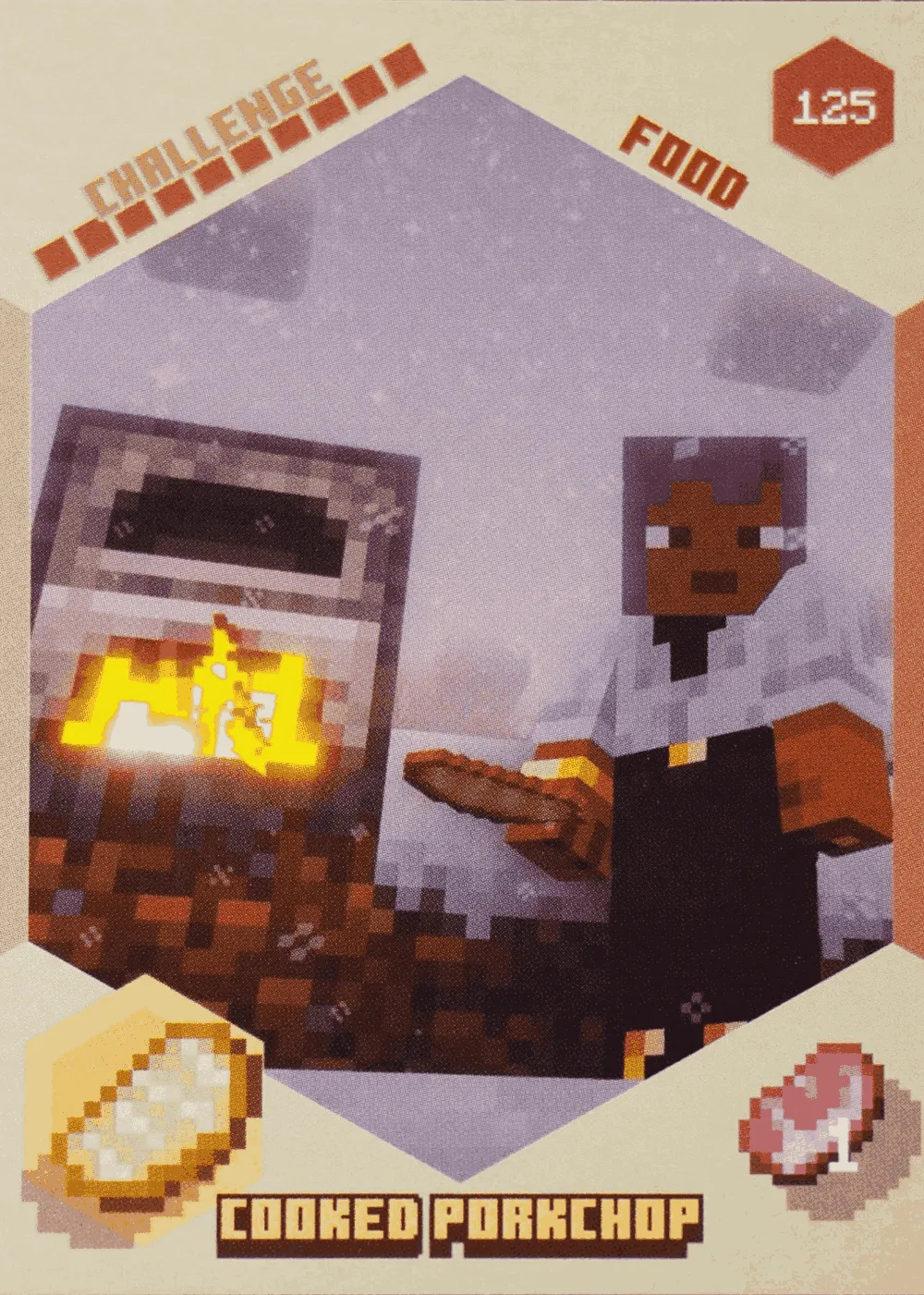 Cooked Porkchop card front