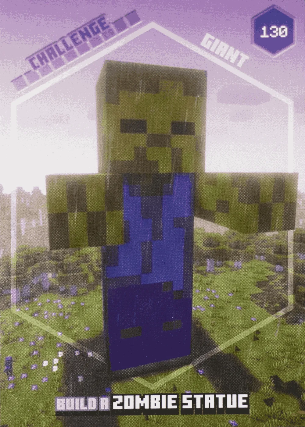 Build a Zombie Statue card front