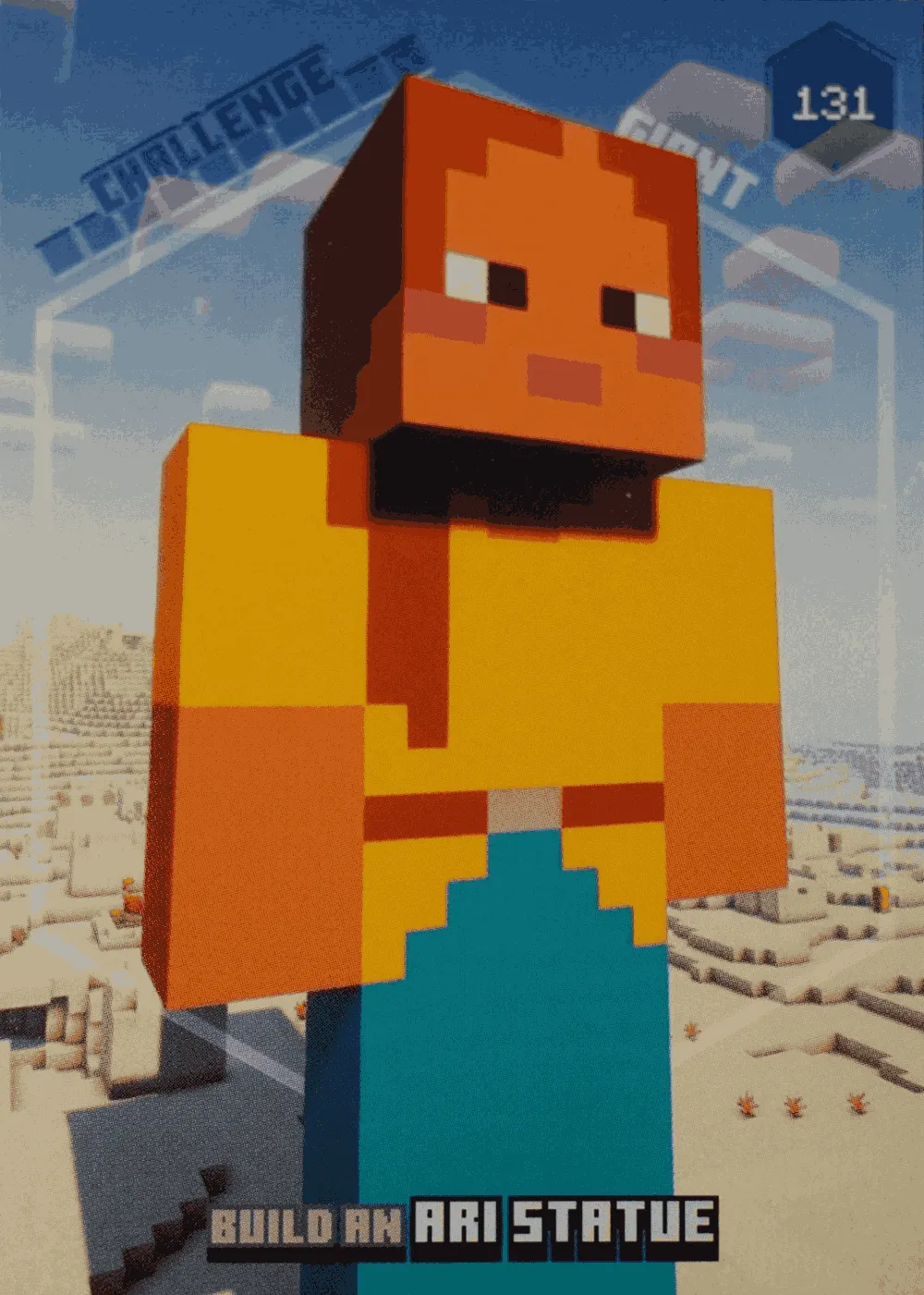 Build an Ari Statue card front