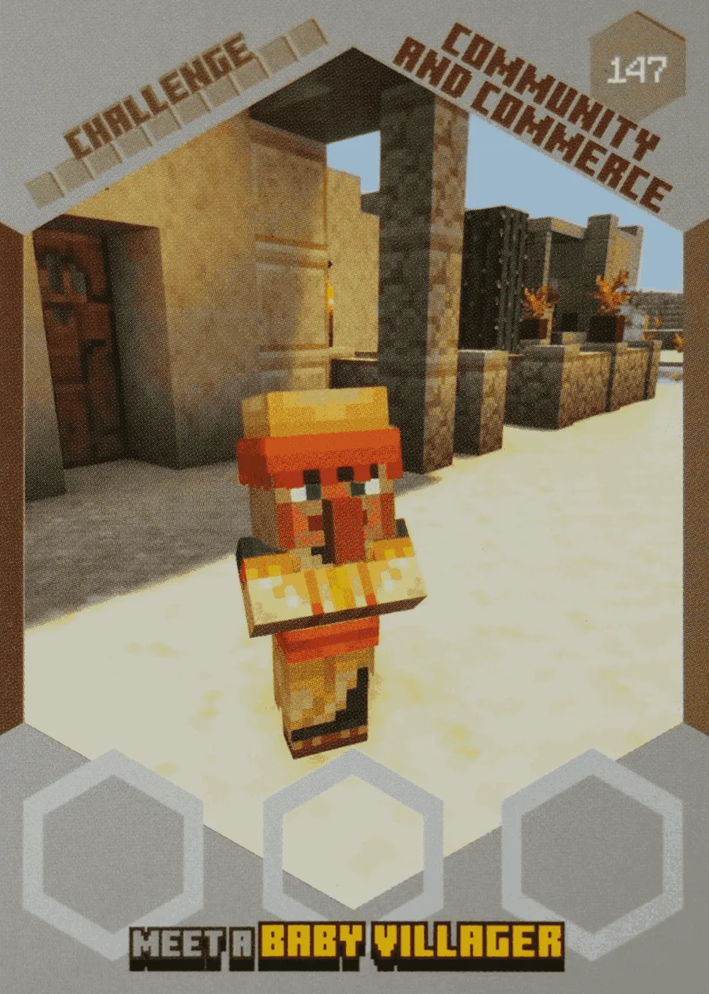 Meet a Baby Villager card front