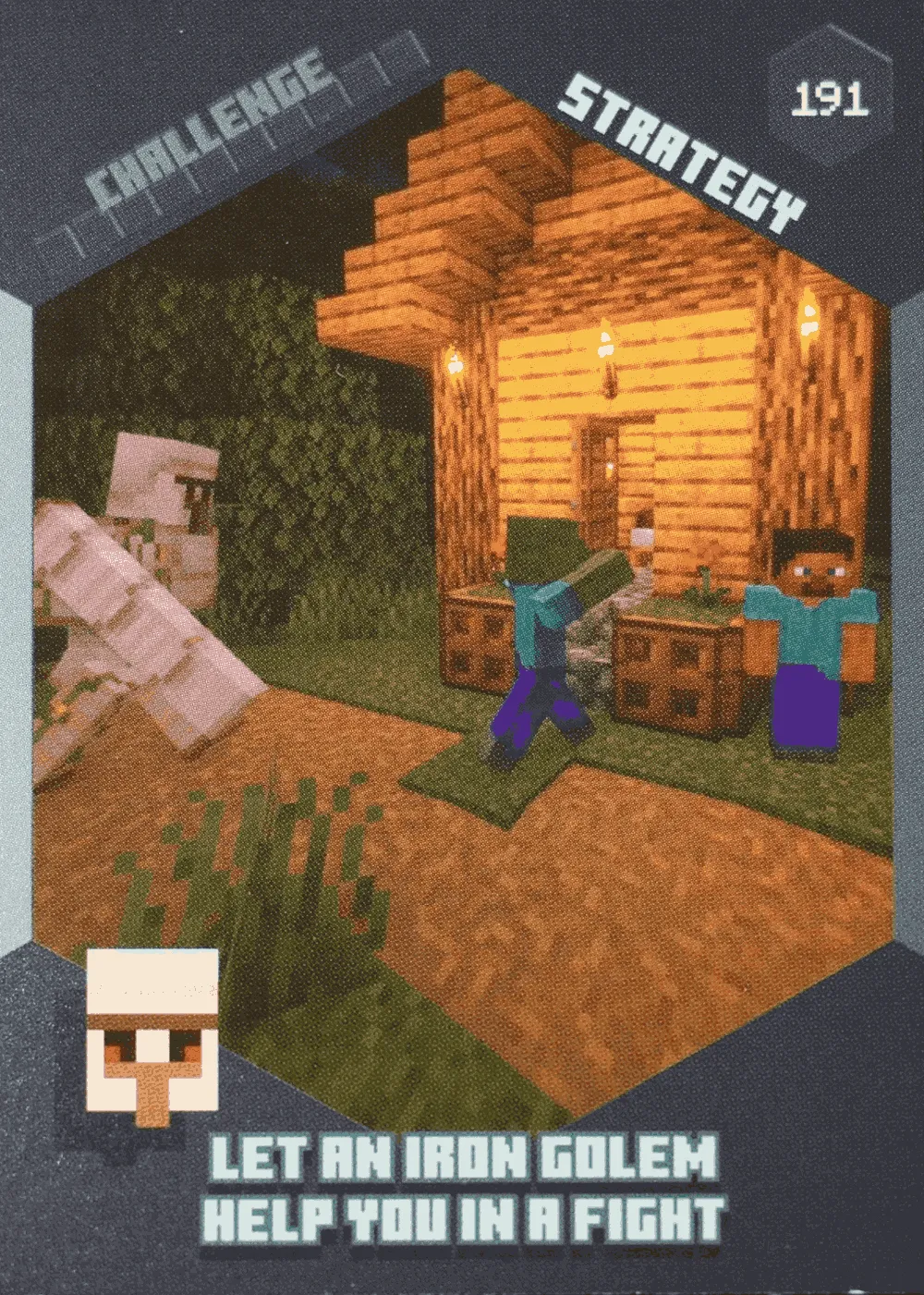 Let an Iron Golem Help You in a Fight card front