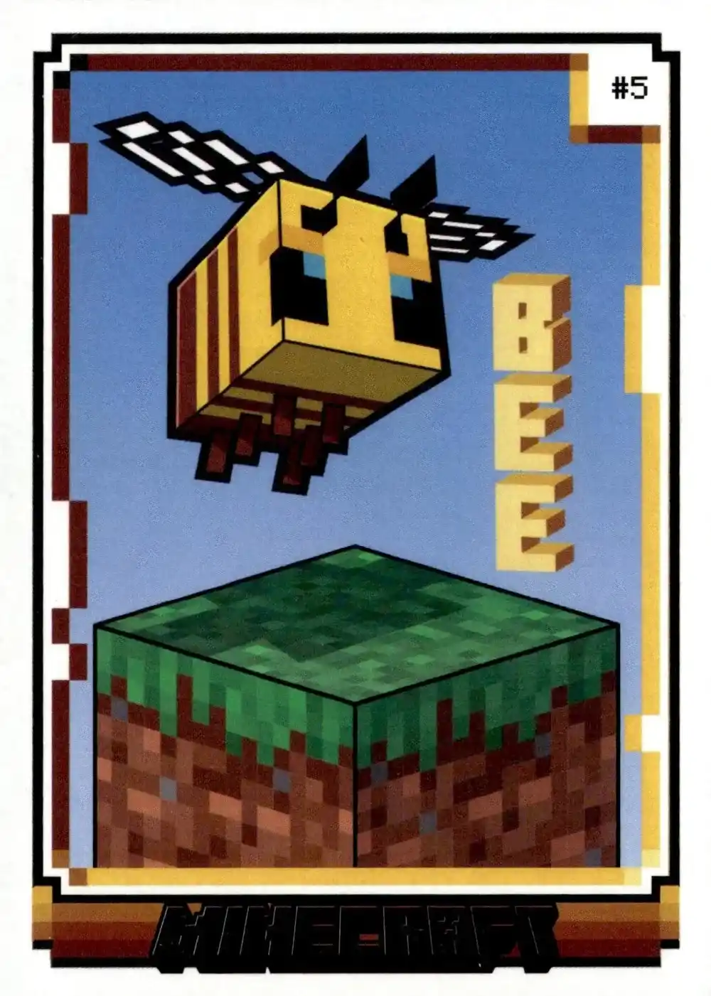Bee card front