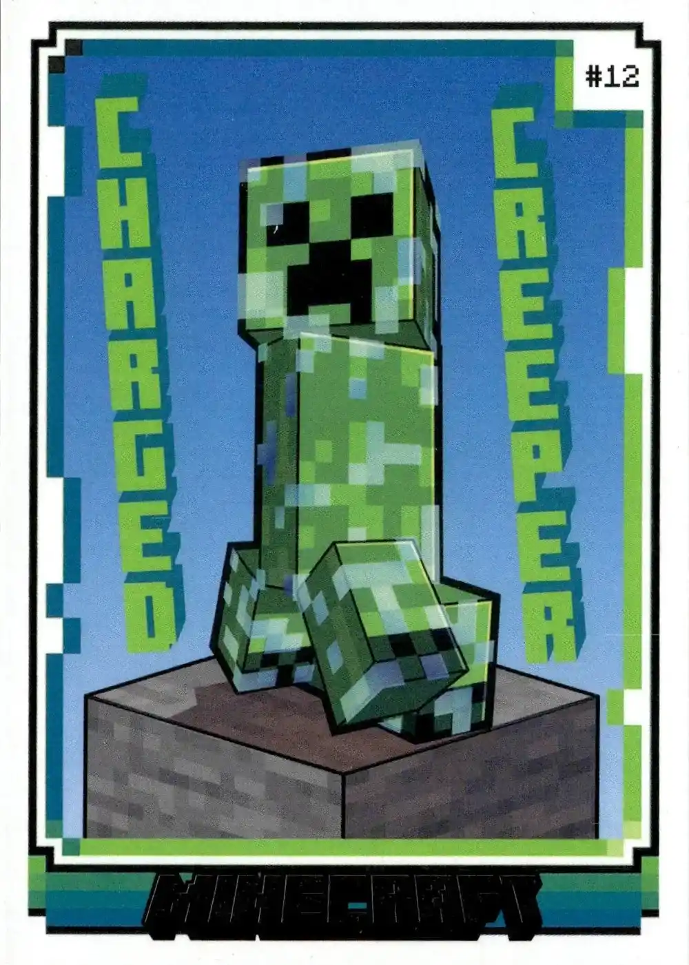 Charged Creeper card front