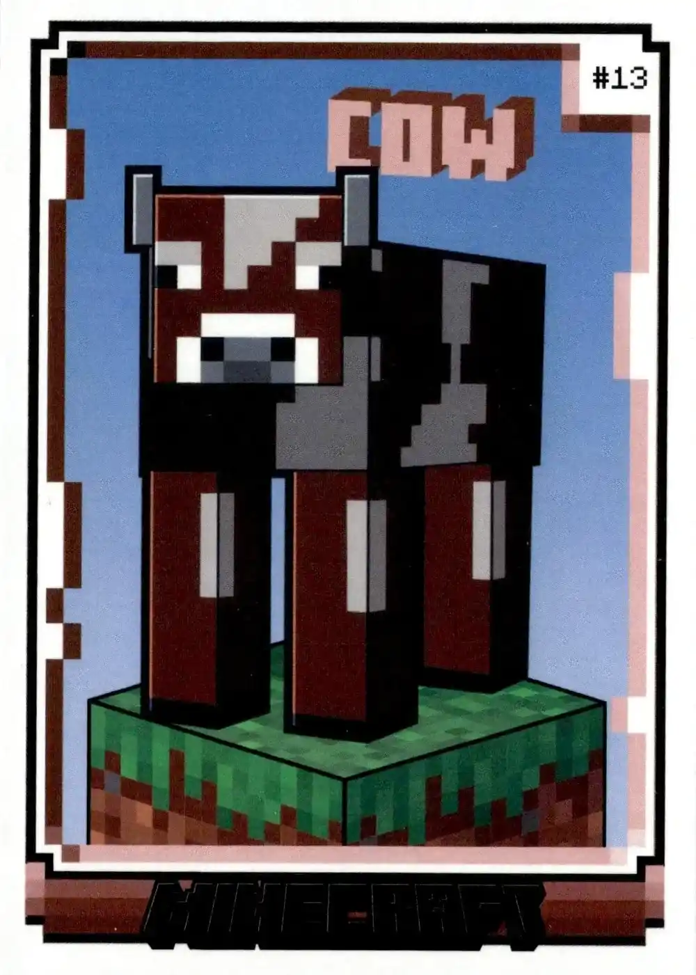 Cow card front