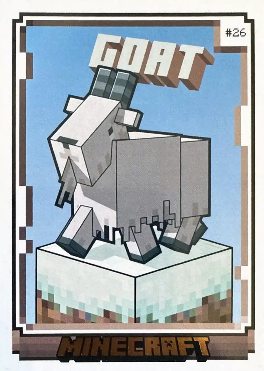 Goat card front