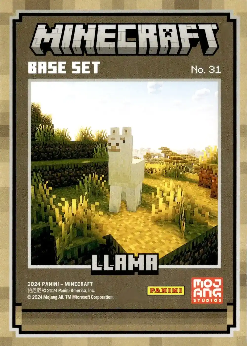 Llama (Base) card back