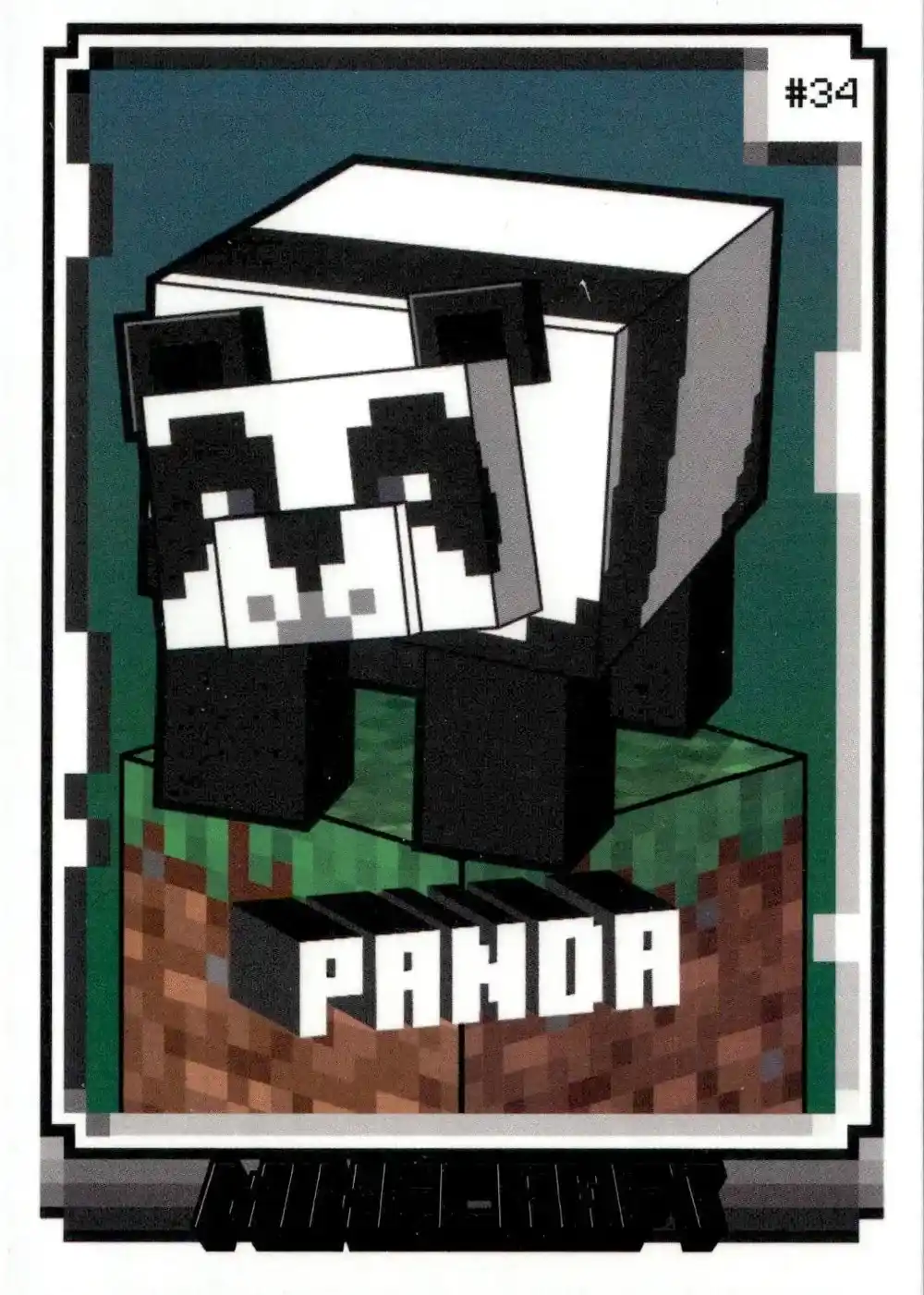 Panda card front