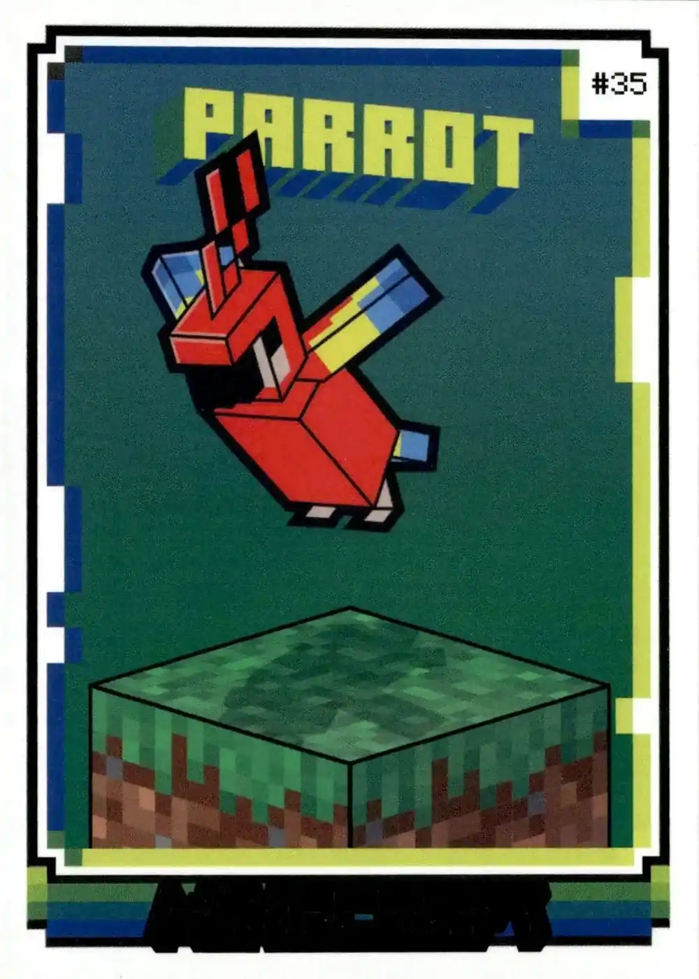 Parrot card front