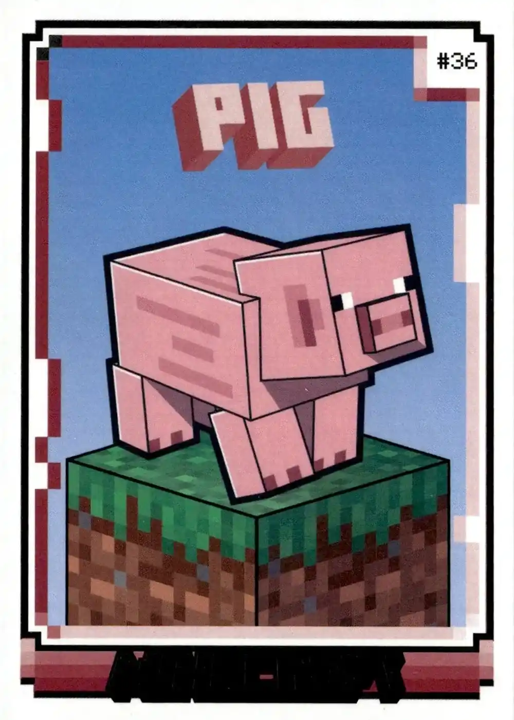 Pig card front