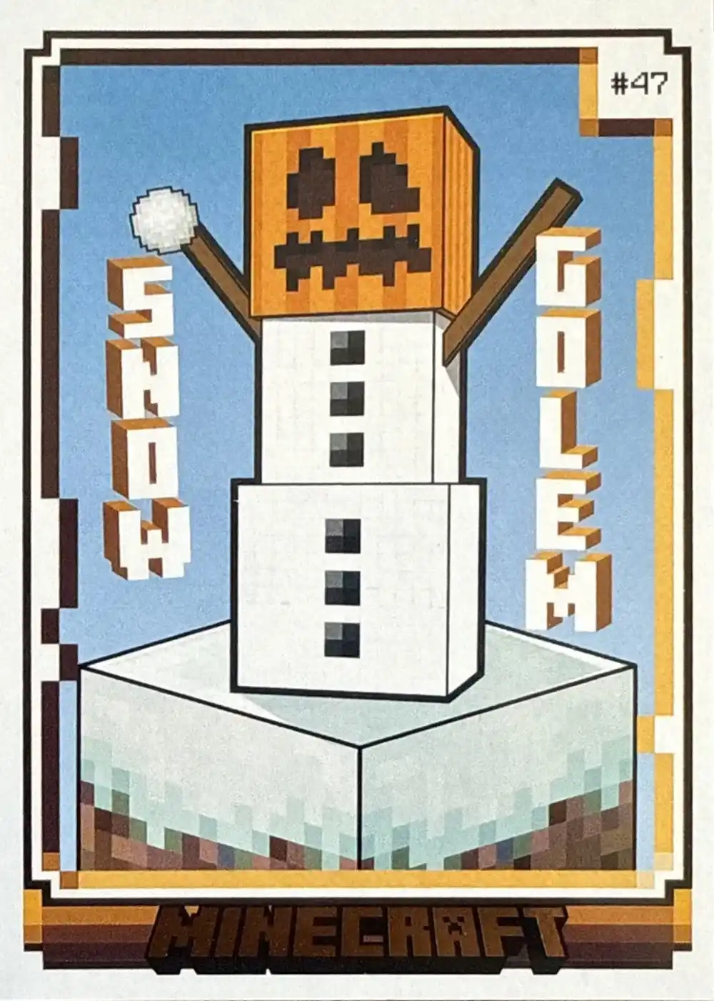Snow Golem card front