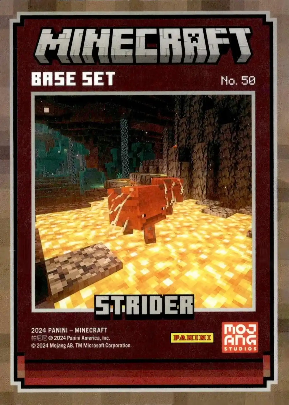 Strider (Base) card back