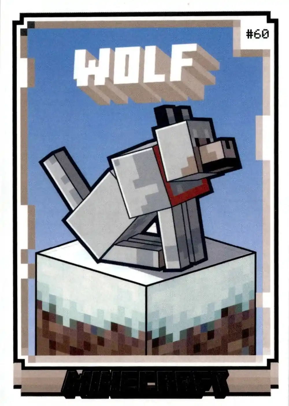 Wolf card front