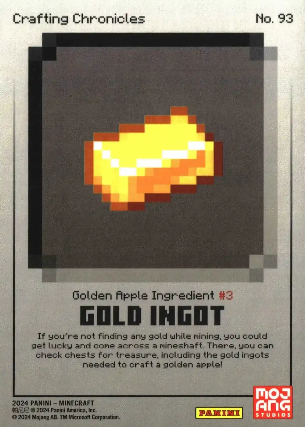 Gold Ingot (Base) card back
