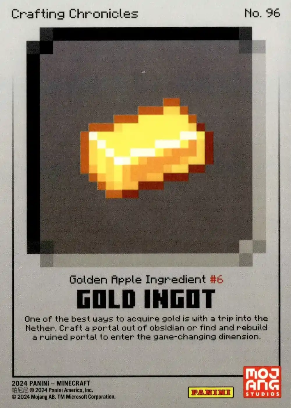 Gold Ingot (Base) card back