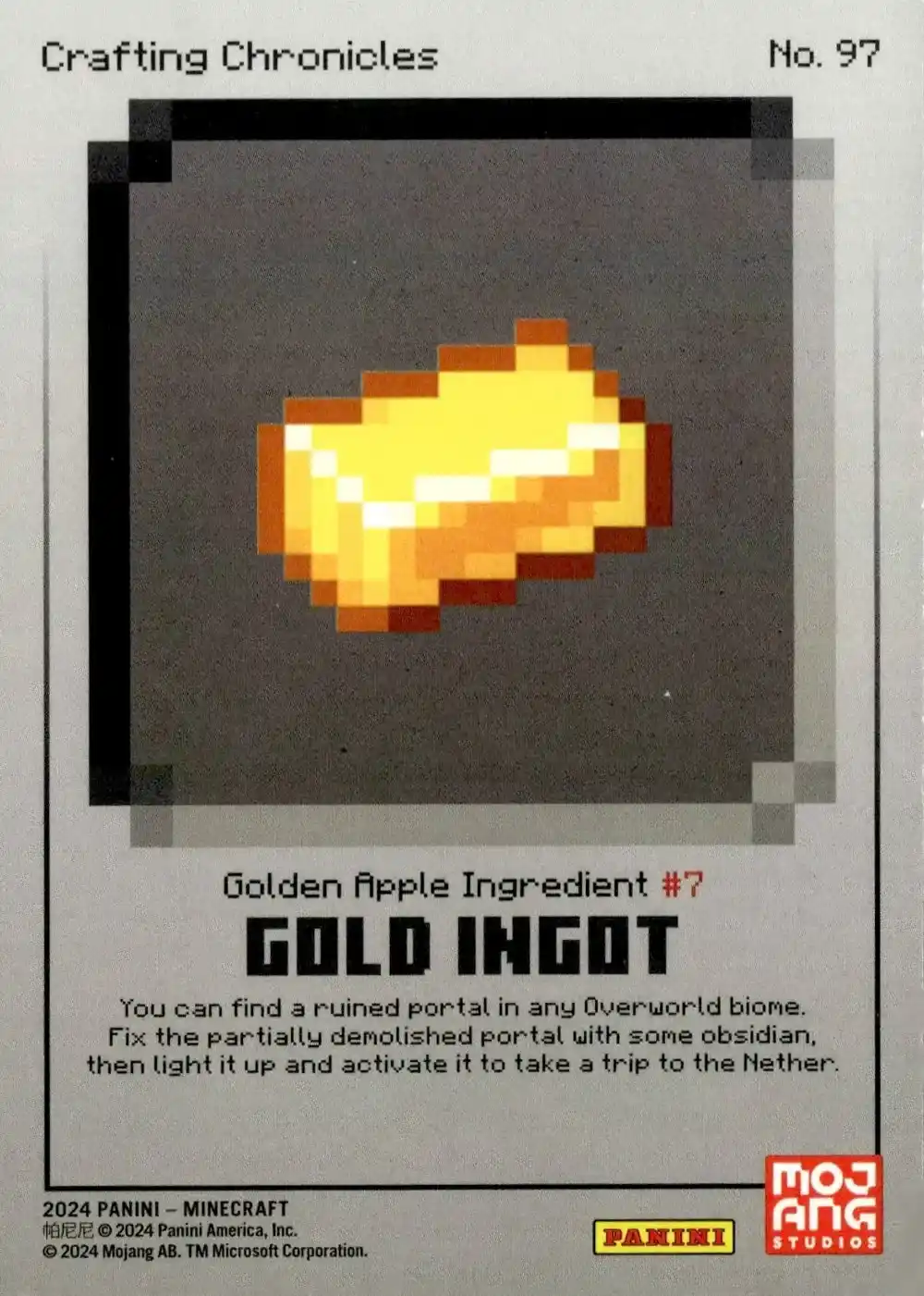 Gold Ingot (Base) card back
