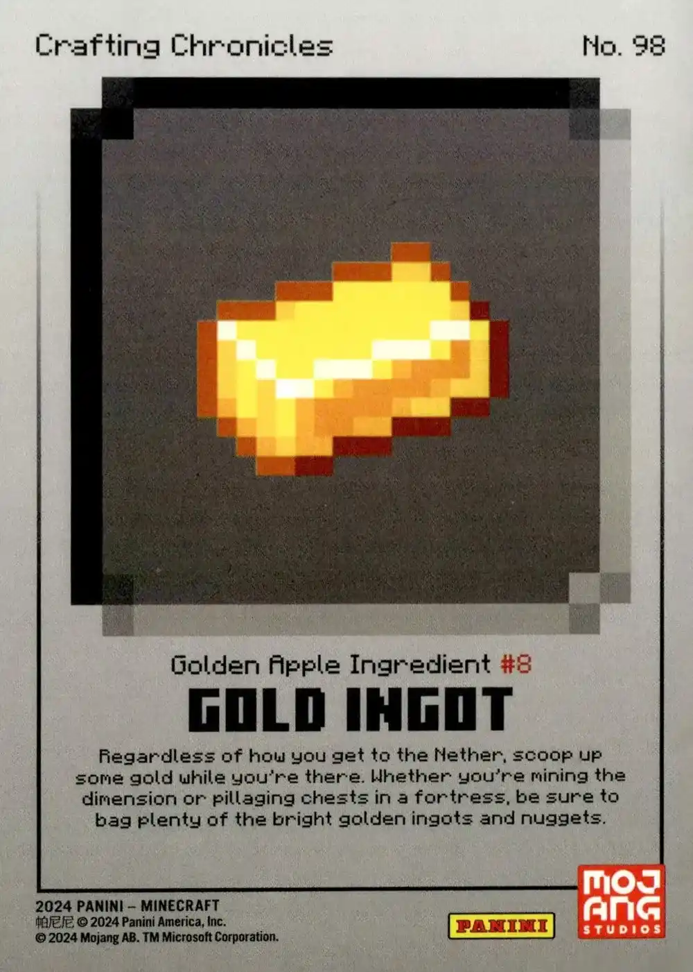 Gold Ingot (Base) card back