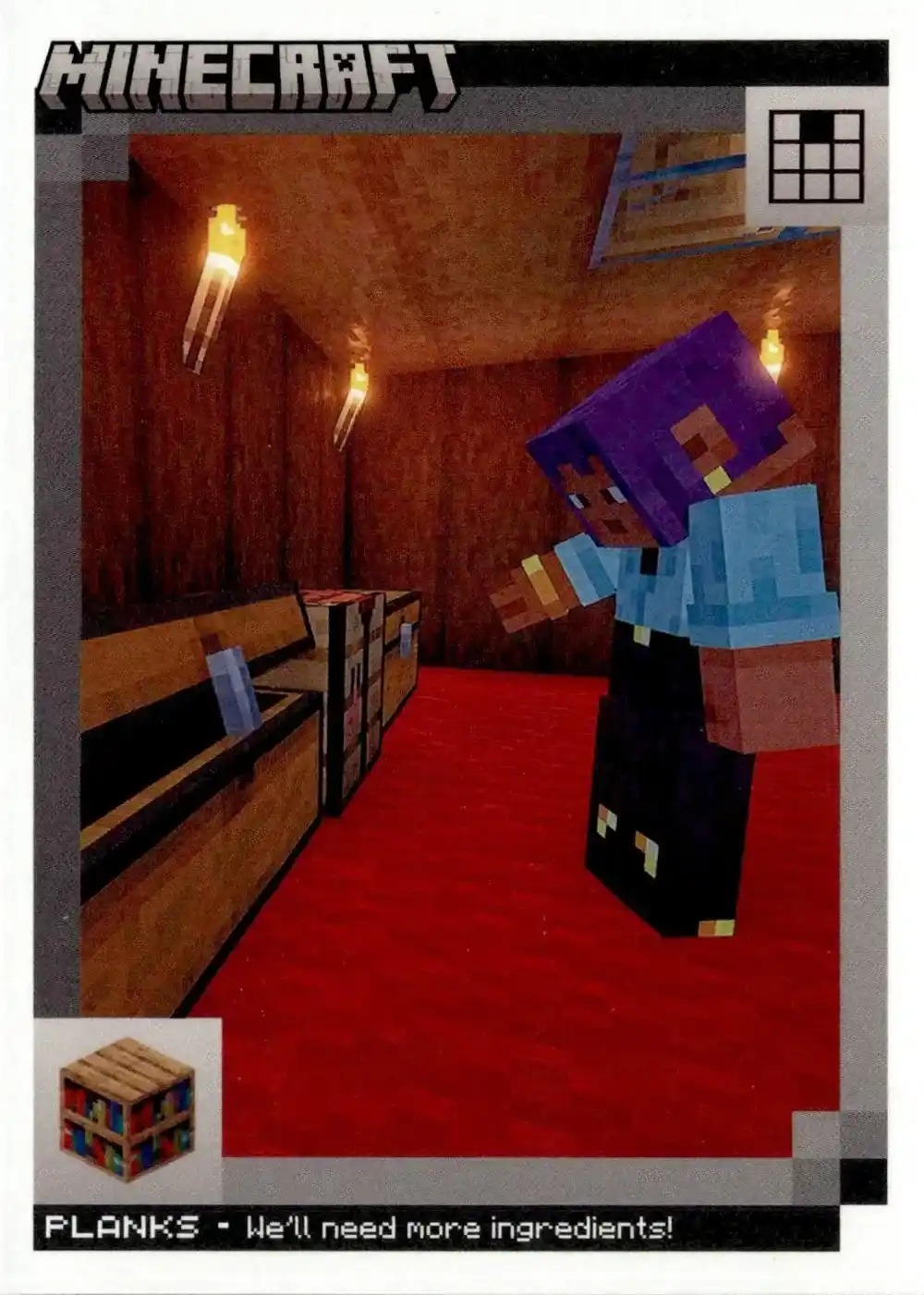 Planks card front