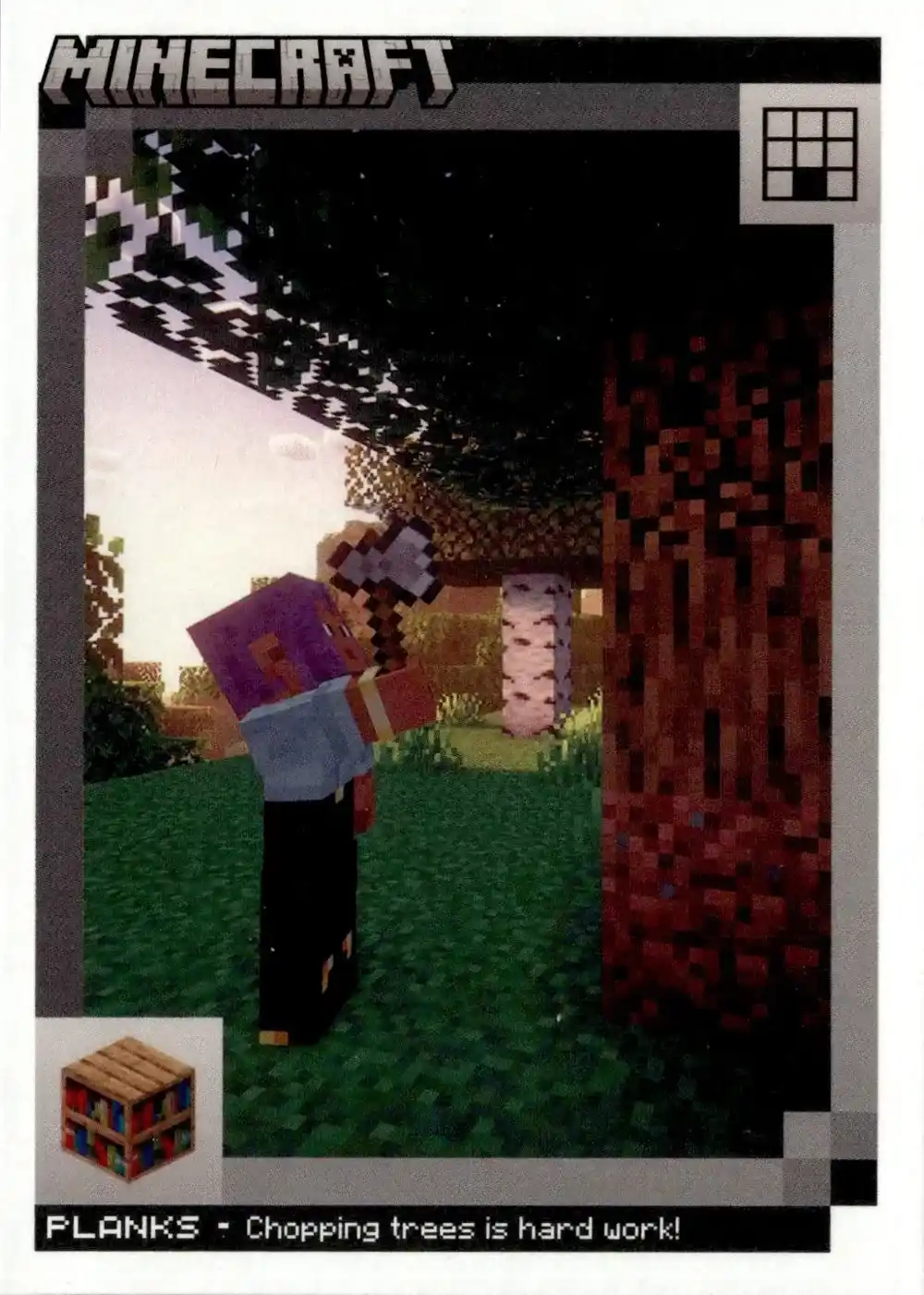 Planks card front