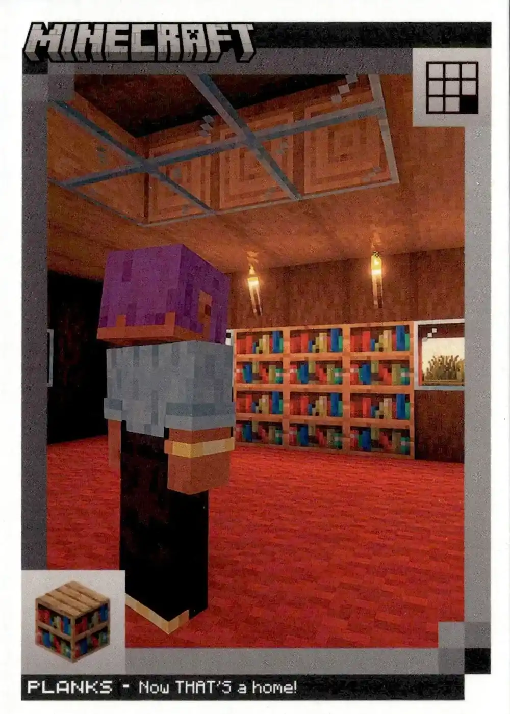 Planks card front