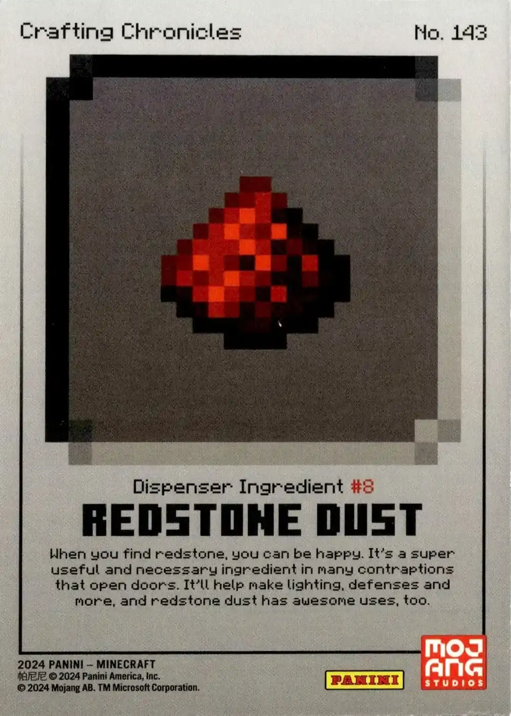 Redstone Dust (Base) card back
