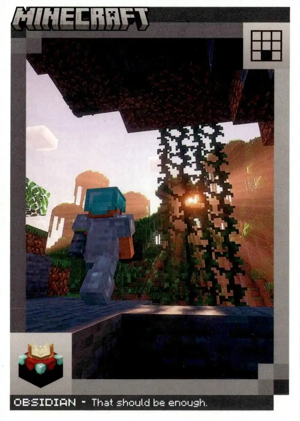Obsidian card front