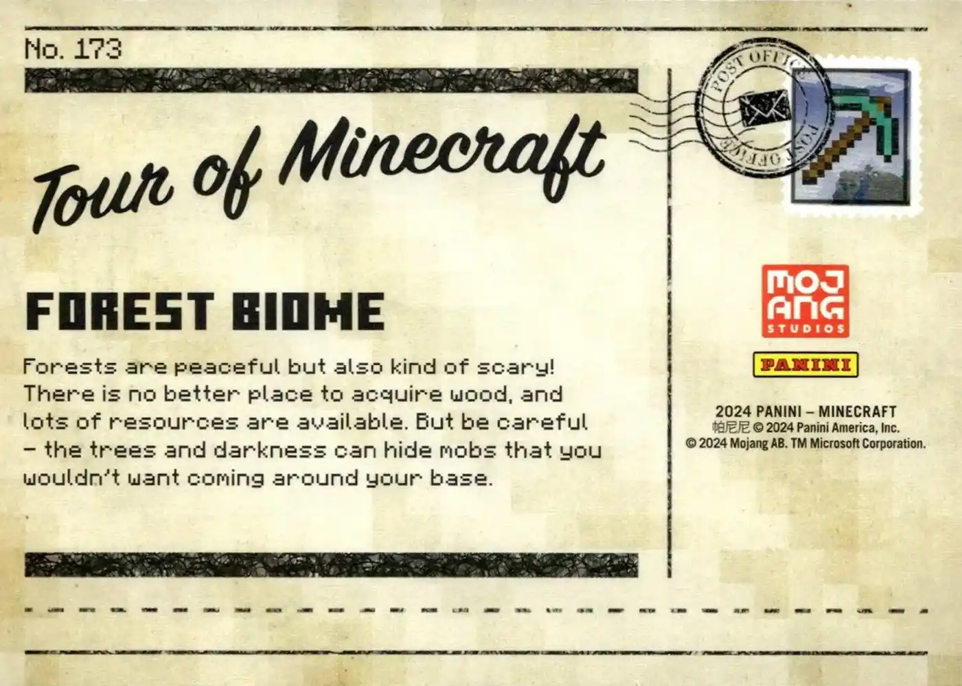Greetings from the Forest Biome (Base) card back