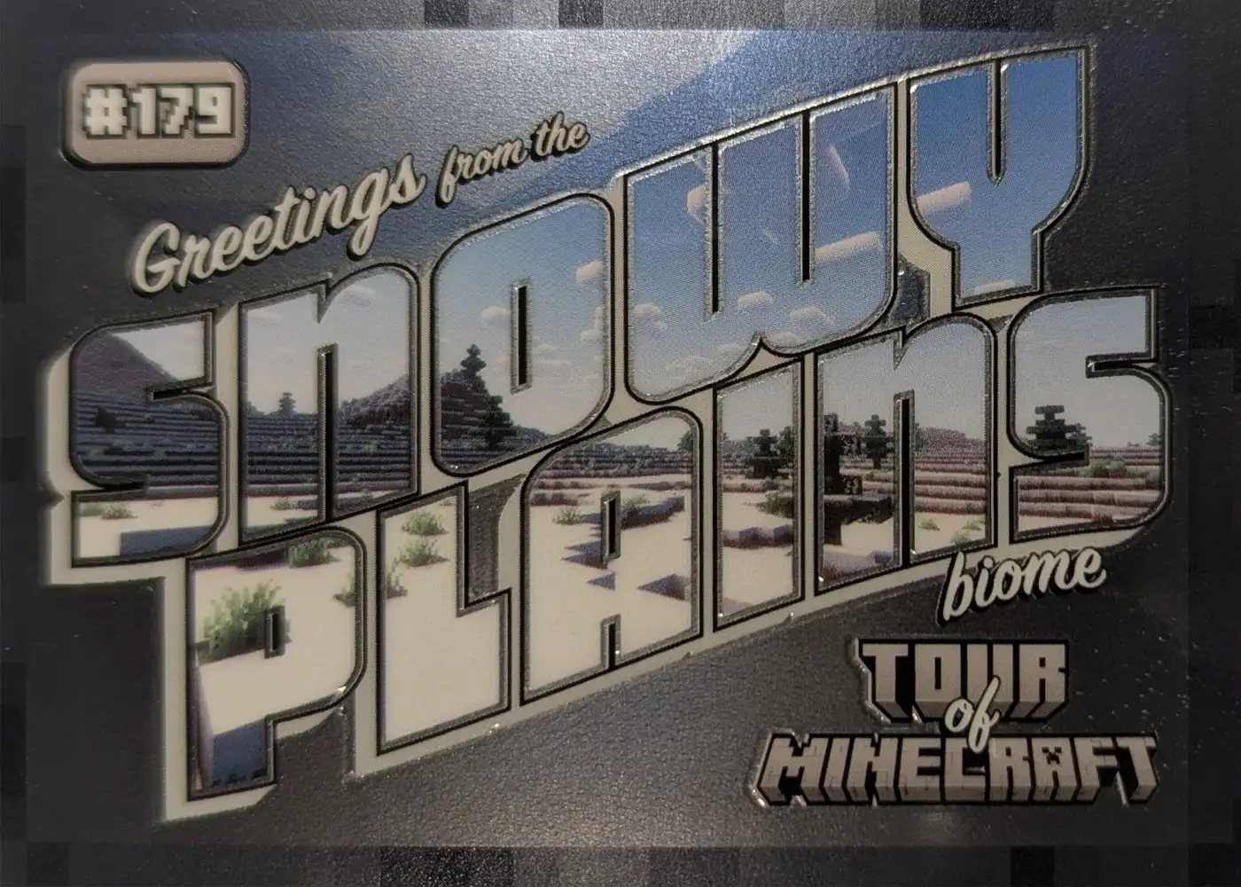 Greetings from the Snowy Plains Biome (Stone (Glossy)) thumbnail